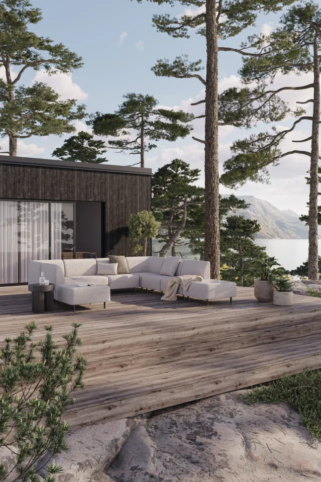 Aften Utendørs Modulsofa