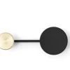 Afteroom Coat Hanger small, black/brass