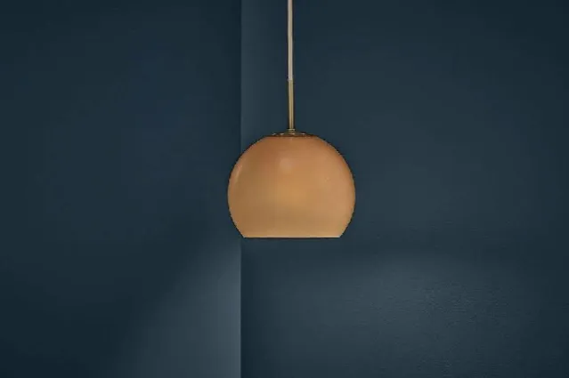 Ball Glass Pendel -Amber Ø18