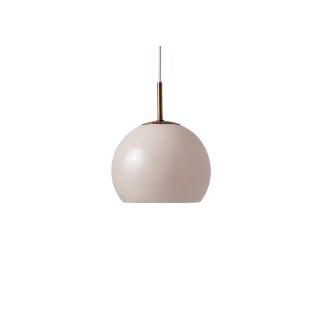 Ball Glass Pendel -Sand grå Ø18