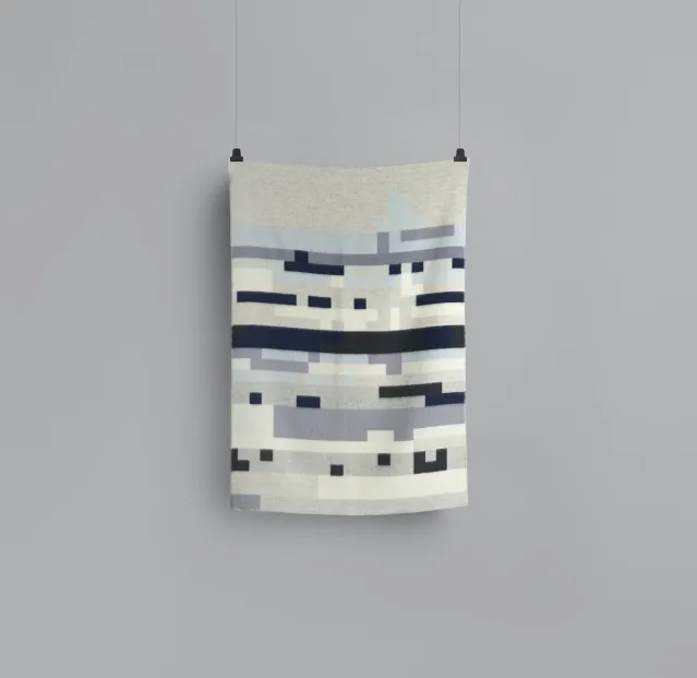 Bergstaden – Pledd 4454 Grey/Blue