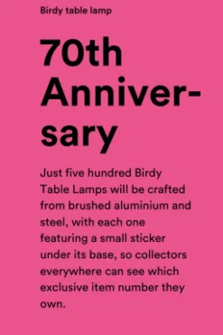 Birdy Bordlampe Anniversary