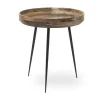 Bowl Table – Natural Lacquered Mango Wood M