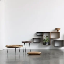 Bowl Table – Natural Lacquered Mango Wood M