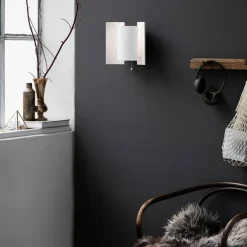 Butterfly Vegglampe – hvit