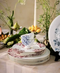 byTiMo Servise -Kaffekopp med skål, Blå