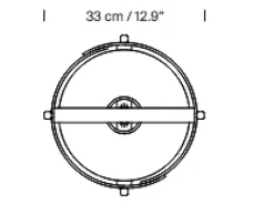 Cesta bord- / gulvlampe
