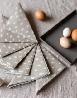 Cooee Serviett Dots Sand