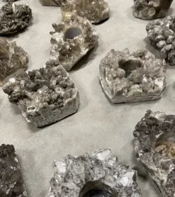 Crystal Stone – Unique, T-light brown