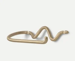 Curvature Toilet Paper Holder – Brass