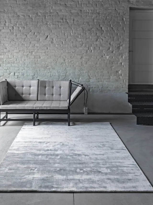 Earth bamboo gulvteppe – farge concrete