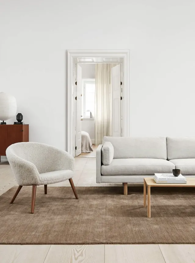 Earth bamboo gulvteppe – farge chasmere