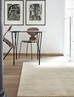 Earth bamboo gulvteppe – farge soft grey