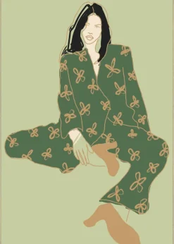 Flower Suit 50×70 m/eikeramme