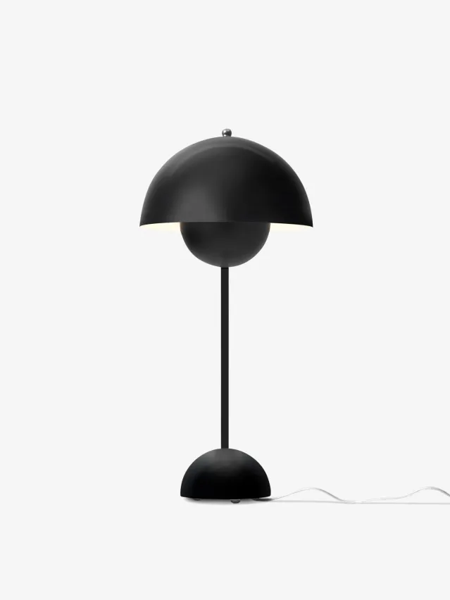 Flowerpot bordlampe VP3, matt sort