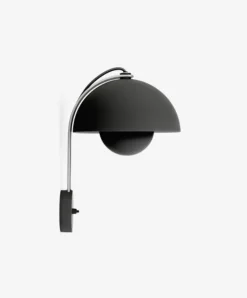 Flowerpot vegg VP8, Matt sort