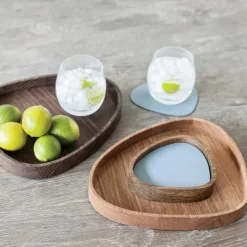 Glass mat curve Light Blue