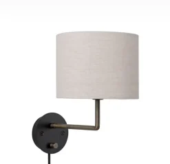 Gravity vegglampe, liten- antikk messing med skjerm – utstilling