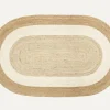 Gulvteppe Elin – jute ovalt