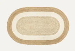 Gulvteppe Elin – jute ovalt