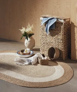 Gulvteppe Elin – jute ovalt