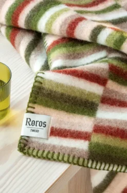 Ida – Olive Burgundy – Ullpledd