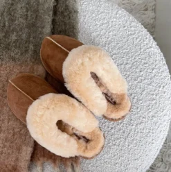 Jessica dametøfler, chestnut