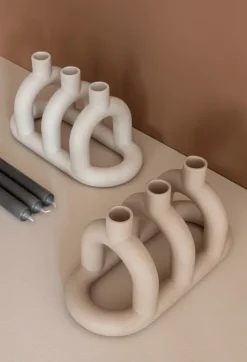 Kapp lysestake 3 – Sand