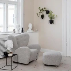 Kubus veggfester  – sort 2 pk