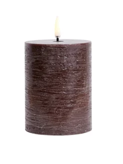 LED kubbelys – Brun Ø7,8x10cm