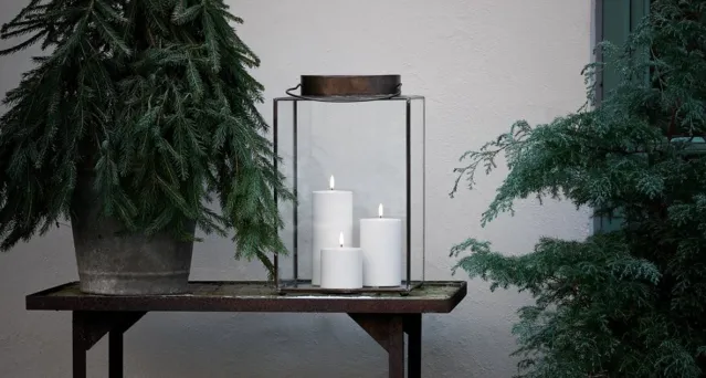 LED kubbelys -UTENDØRS 10,1×7,8cm