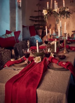 Linduk -145 x 250 cm -Rød