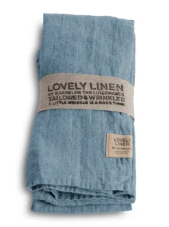 Linservietter, Lovely 4pk Dusty Blue