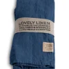 Linservietter, Lovely 4pk Denim Blue