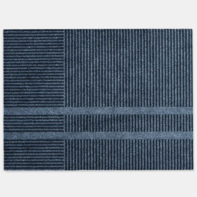 Løype Stormy Blue 85×115 cm