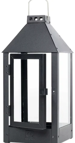 Lyslykt utendørs, Sort -Medium