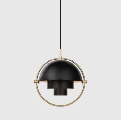 Multi-Lite Pendel – Charcoal black Brass base