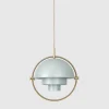 Multi-Lite Pendel – Sea grey Brass base