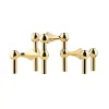 Nagel Candle Holder – Brass 3pk