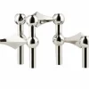 Nagel Candle Holder – Chrome 3pk