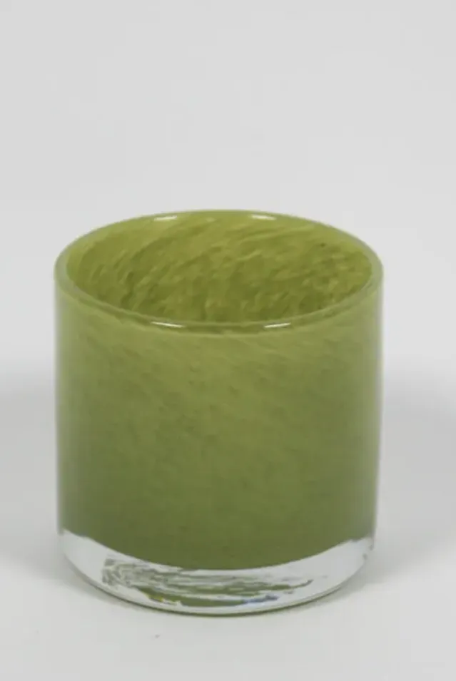 Nilla telysholder -Kiwigrønn, 10cm