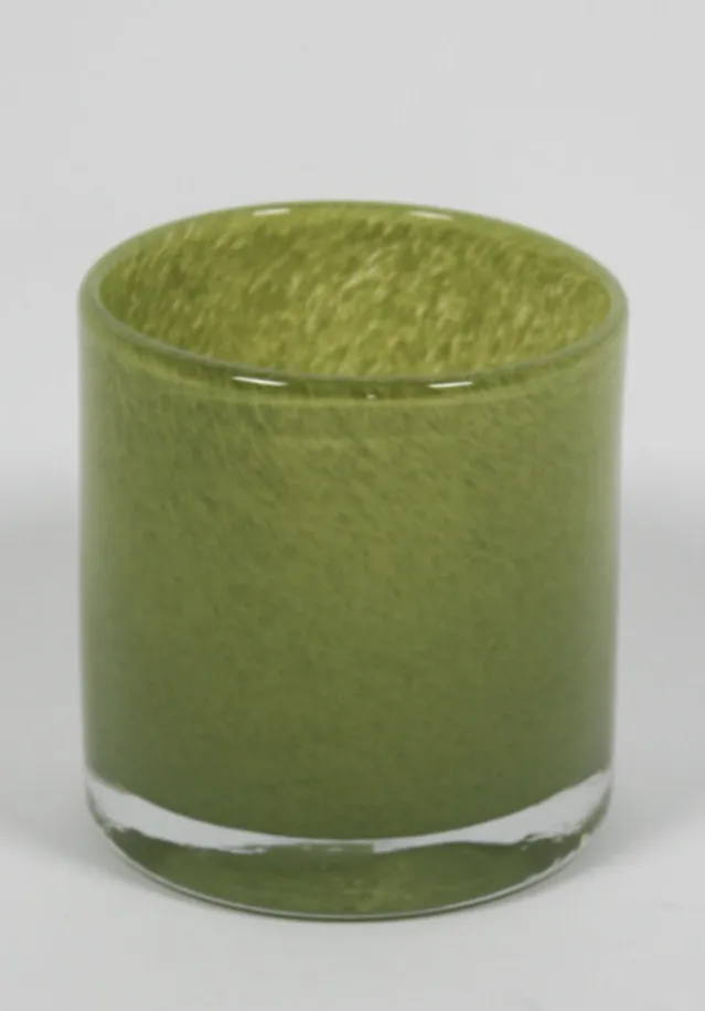 Nilla telysholder -Kiwigrønn, 12cm