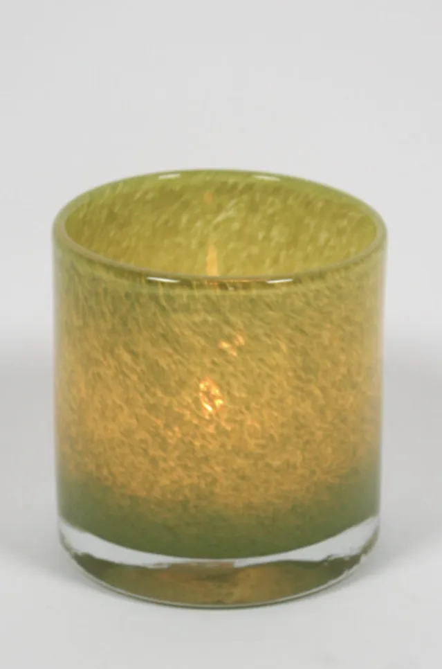 Nilla telysholder -Kiwigrønn, 12cm