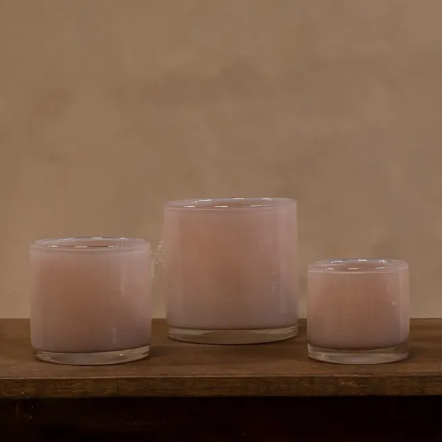 Nilla telysholder -Pudder, 12cm