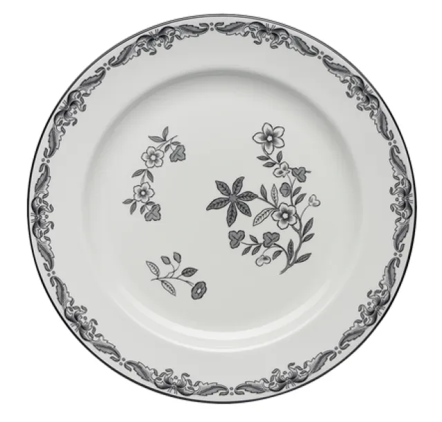 Ostindia Tallerken Ø27- sort