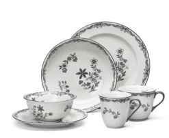 Ostindia Tallerken Ø27- sort