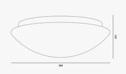 Pan – Plafond Ø36cm