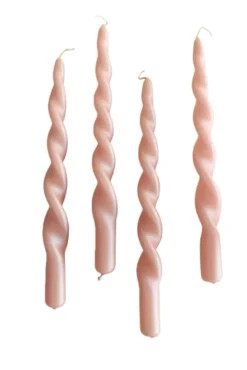 Pearl Curled Candles