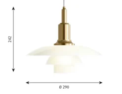 PH 3/2 Pendel messing