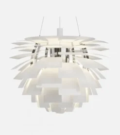 PH Kongle taklampe – hvit